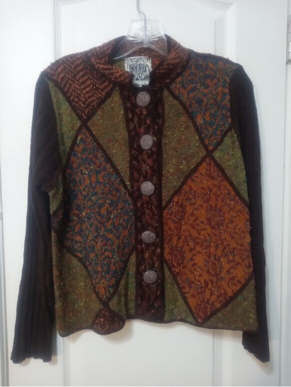 Curio by Dolcezza | Patchwork Knit Jacket | PL | GUC